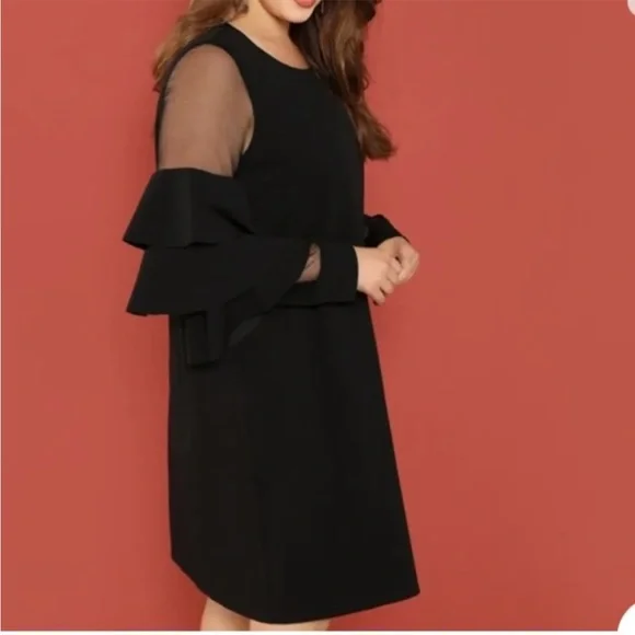 SHEIN Ruffle Dress L - Picture 8 of 9